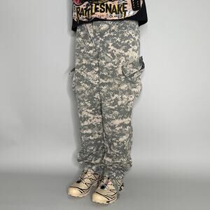 Vintage 90s Military Digital Camo Pants 32x30 Baggy Wide Leg Medium Regular